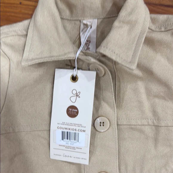 Goumi Mommy and Me Canyon Canvas Jackets NWT size large and 18 to 24 months - Picture 3 of 9